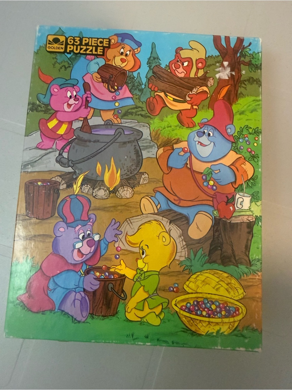 Vintage Disney Gummi Bears Puzzle set COMPLETE